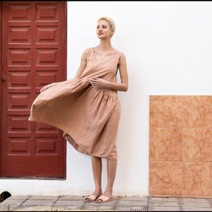 EUC • notPERFECTLINEN Osaka Dress • S…